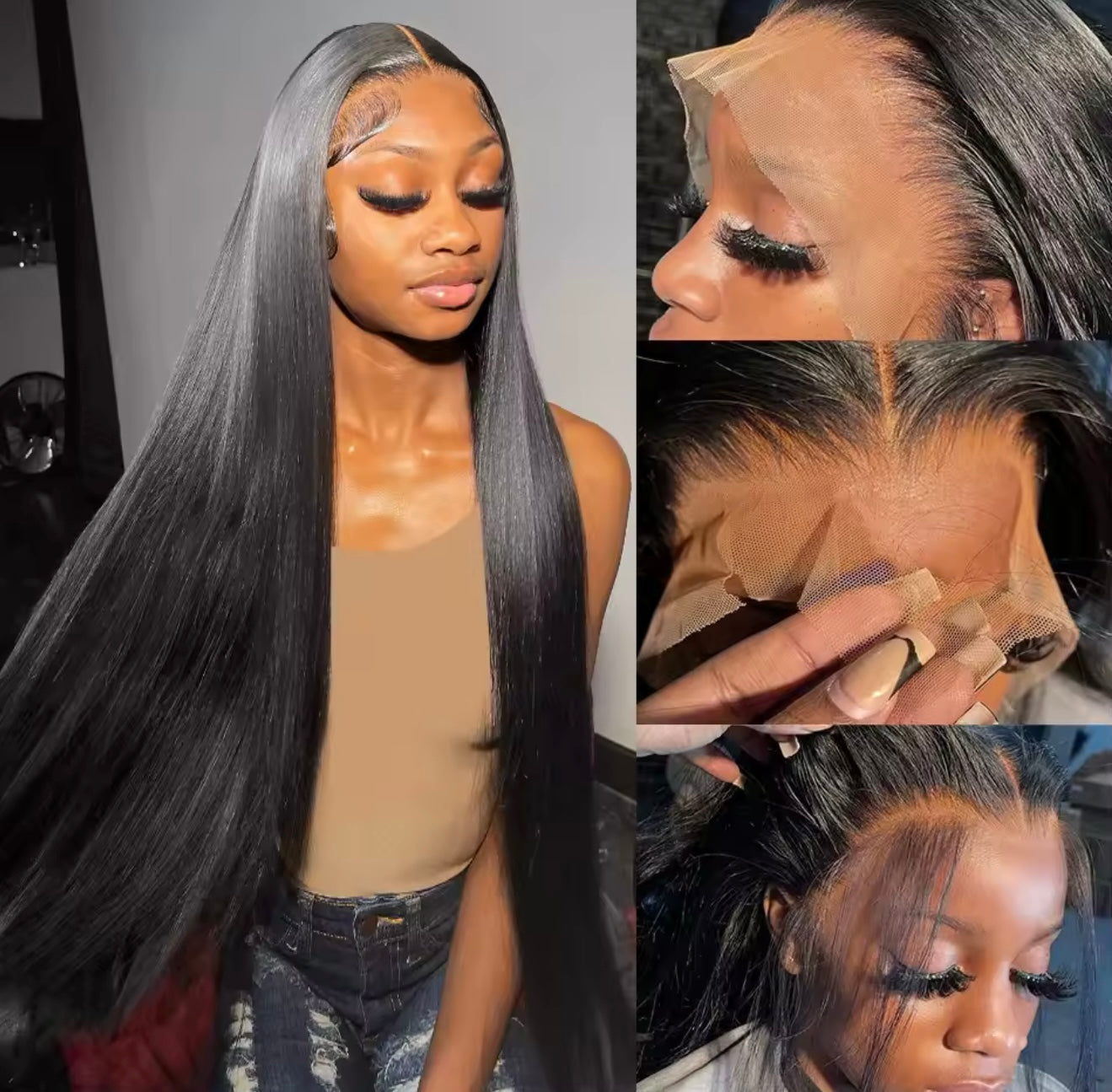 Straight 13*6 Full Front  Lace